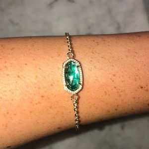 Kendra scott emerald bracelet